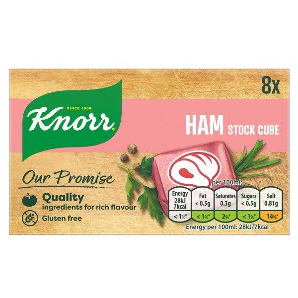 (Discontinued) Knorr Ham Stock cubes Pork 8s (8 x 10g) 80g