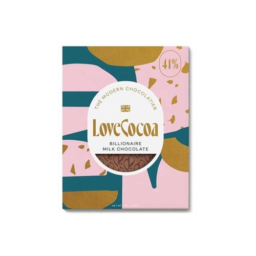 Love Cocoa Chocolate Bar Selection Billionair 75g