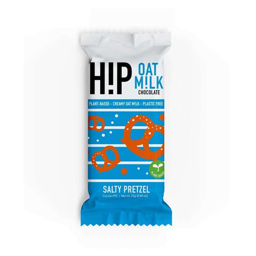 Hip Mini Bar Salty Pretzels Oat Milk Chocolate 25g