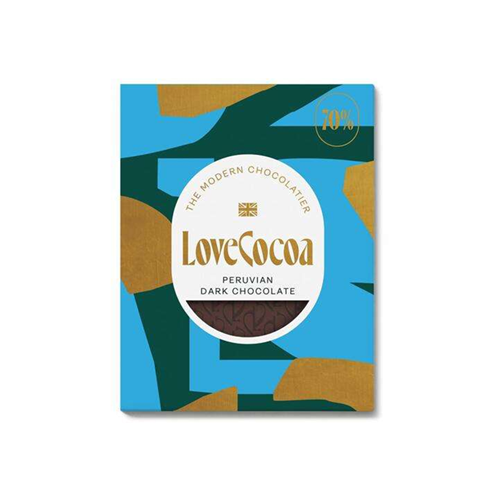Love Cocoa Chocolate Bar Selection Dark Peruvian 75g