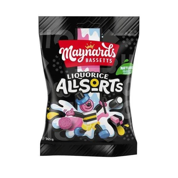 (STANDARD) Maynards Bassetts Liquorice Allsorts 165g