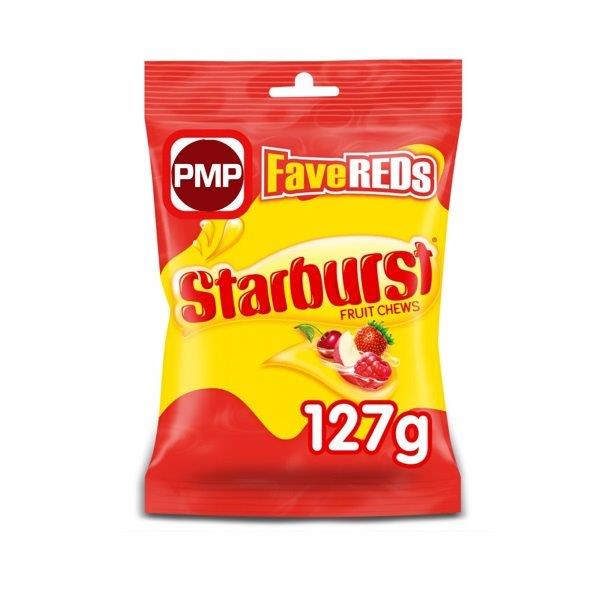 (STANDARD) Starburst Fave Reds PM £1.25 127g