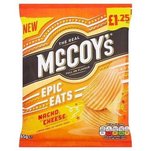 (DELIST) McCoys Epic Eats Nacho Cheese PM £1.25 65g