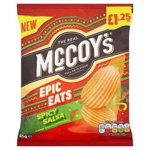 (DELIST) McCoys Epic Eats Spicy Salsa PM £1.25 65g