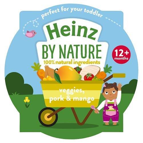Heinz Tray 1+Yrs Nature Veggies Pork & Mango 200g 