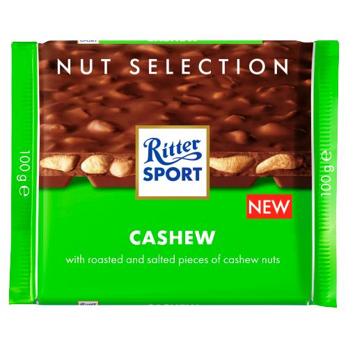 (SOURCING DELIST) Ritter Sport Nut Perfect Salted Cashew Nut 100g (B)