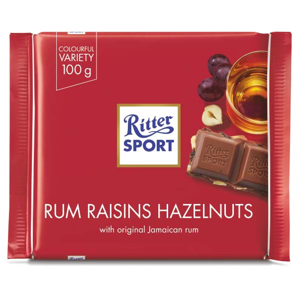 (SOURCING DELIST) Ritter Sport Colour Rum & Raisin 100g (B)