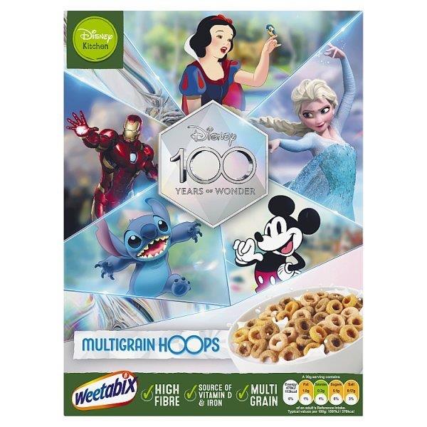 (STANDARD) Weetabix Disney Multigrain Hoops 375g (HS)
