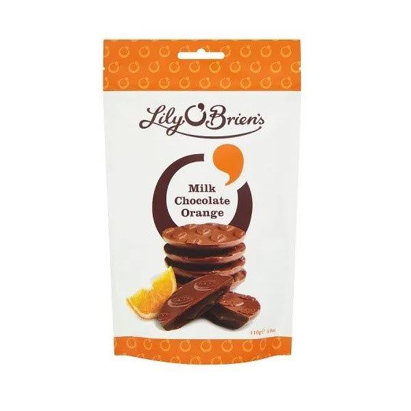 (Discontinued) Lily O Briens Milk Chocolate Orange Bag 110g