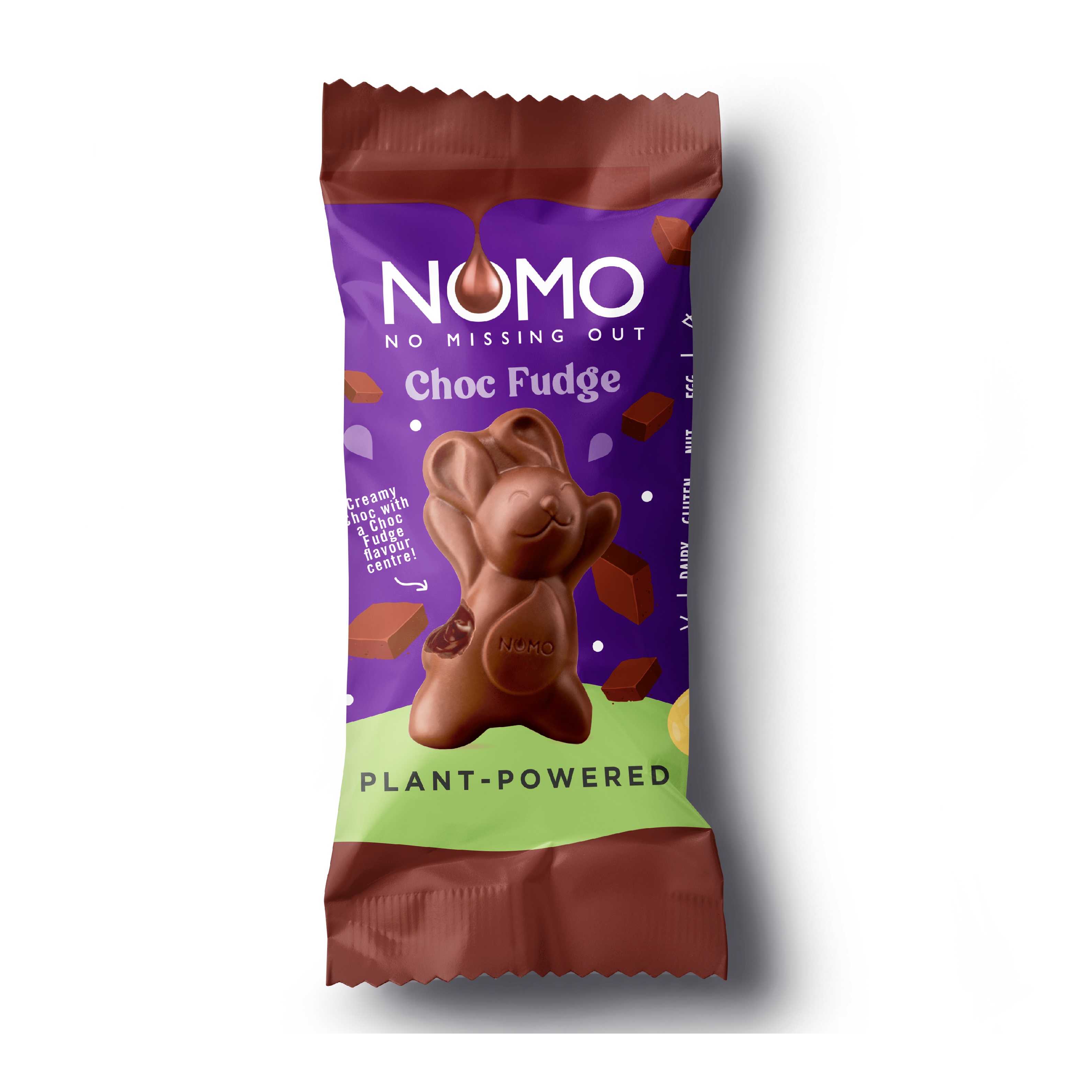 Nomo Impulse Bunny Chocolate Fudge 25g