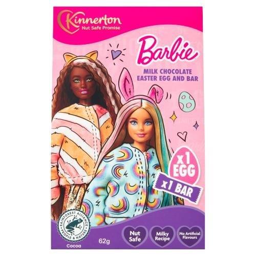 (Discontinued) Kinnerton Egg & Bar Barbie 62g