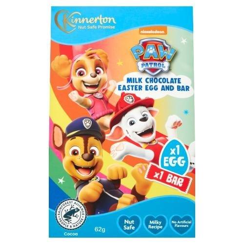 (Discontinued) Kinnerton Egg & Bar Paw Patrol & Peppa 62g