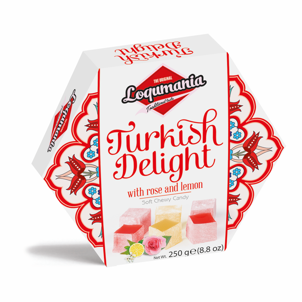(DELIST)Loqumania Turkish Delight Rose & Lemon 200g
