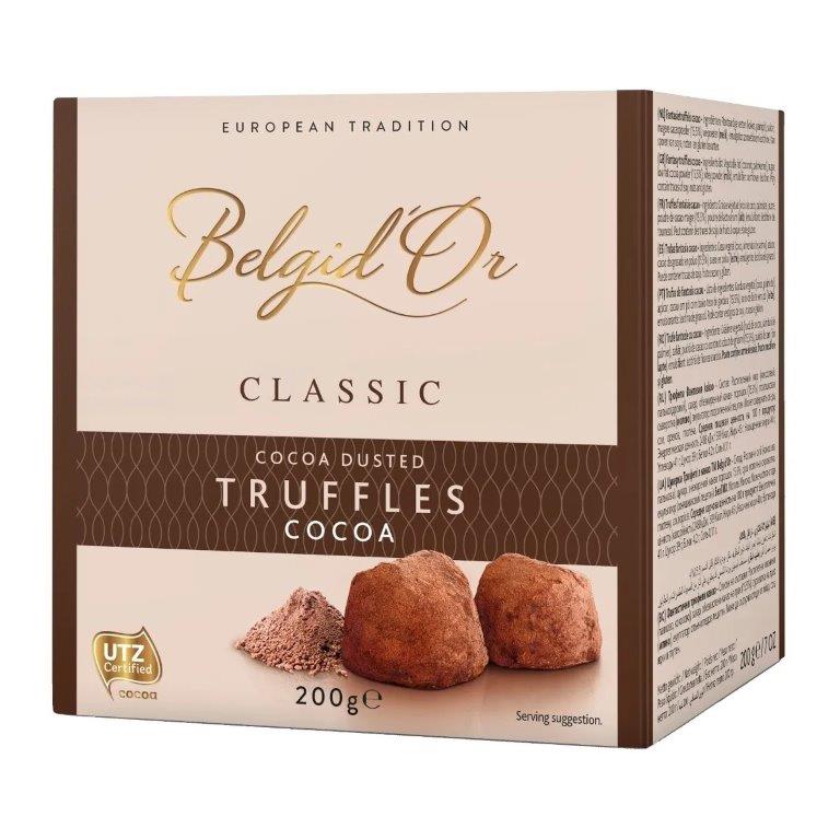 (DELIST)Belgid Or Belgian Plain Cocoa Dusted Truffles 200g