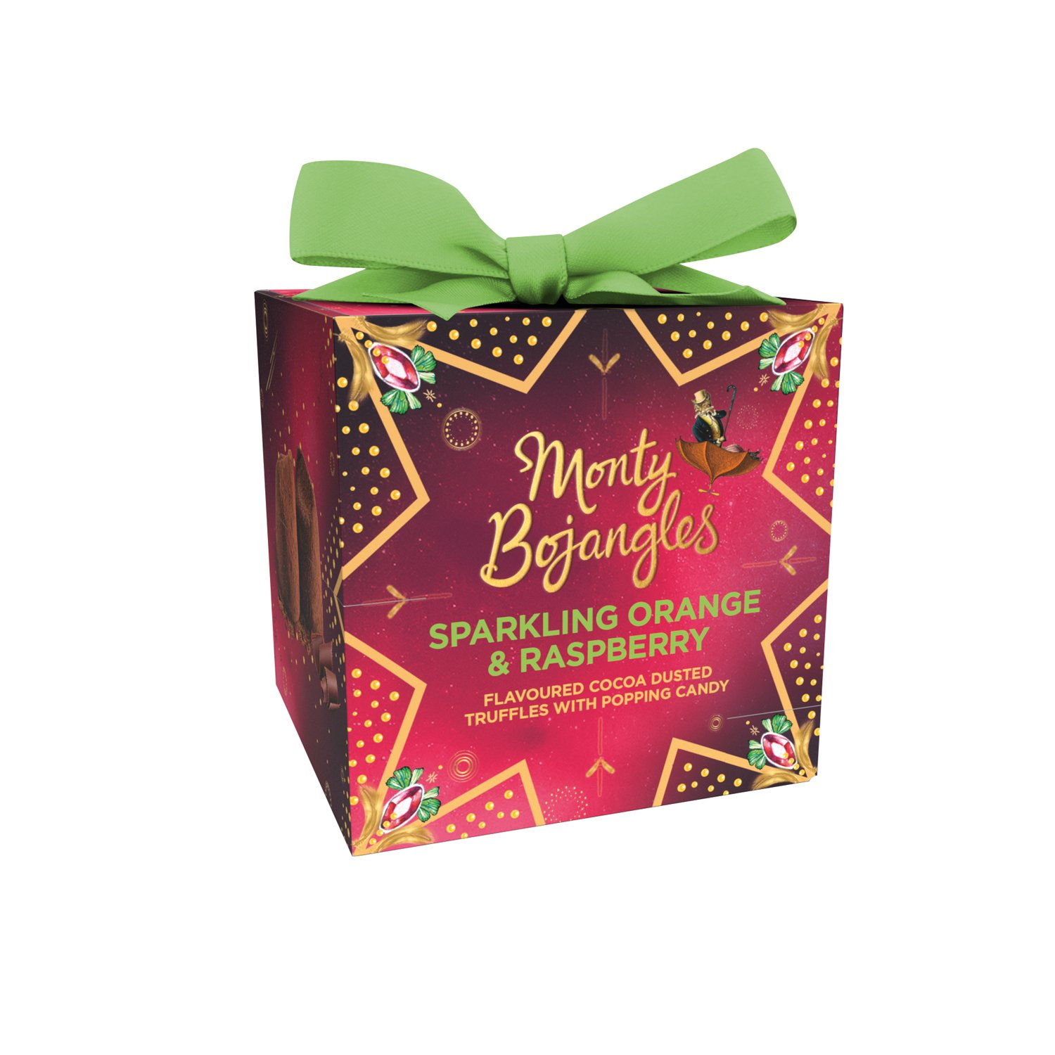 (DELIST)Monty Bojangles Sparkling Orange & Raspberry Truffles Gift Box 100g