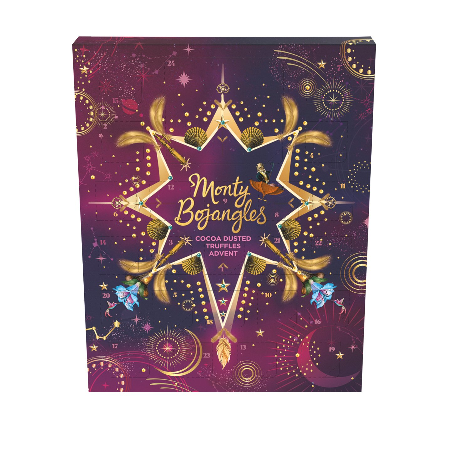 (DELIST)Monty Bojangles Cocoa Dusted Truffles Premium Advent Calendar 235g
