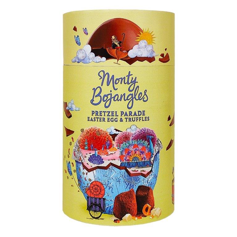 (Discontinued) Monte Bojangles Pretzel Parad Milk Chocolate Egg & Truffles 175g