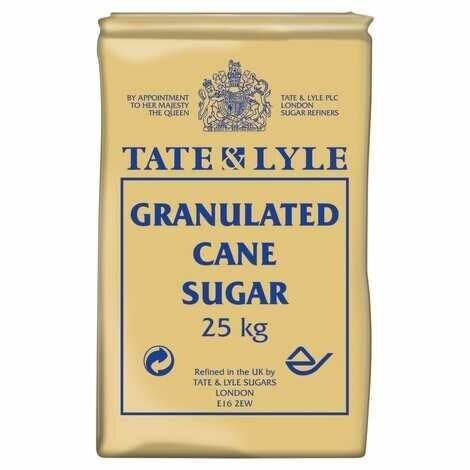 (STANDARD) Tate & Lyle Granulated Sugar 25kg