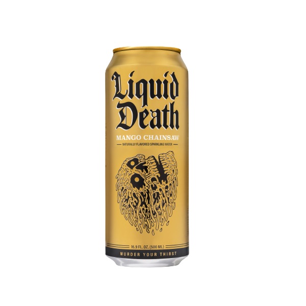(STANDARD) Liquid Death Sparkling Water Mango Chainsaw 500ml