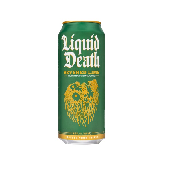 (STANDARD) Liquid Death Sparkling Water Severed Lime 500ml