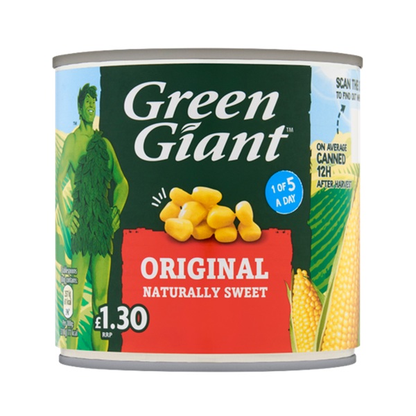 Green Giant Sweetcorn PM £1.30 340g