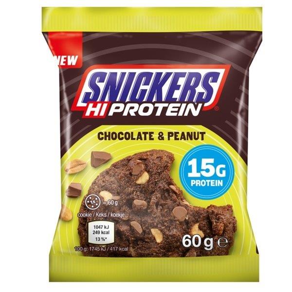 (STANDARD) MPO Snickers Hi-Protein Choco & Peanut Cookies 60g