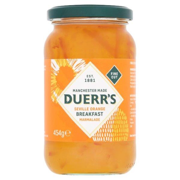 (Delist) Duerrs Breakfast Fine Cut Seville Orange Marmalade 454g