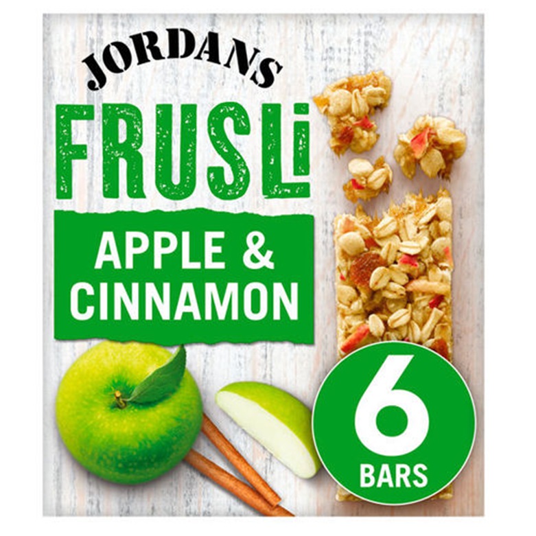 (Discontinued) Jordans Frusli Bar Apple & Sultana 6pk (6 x 30g) 180g