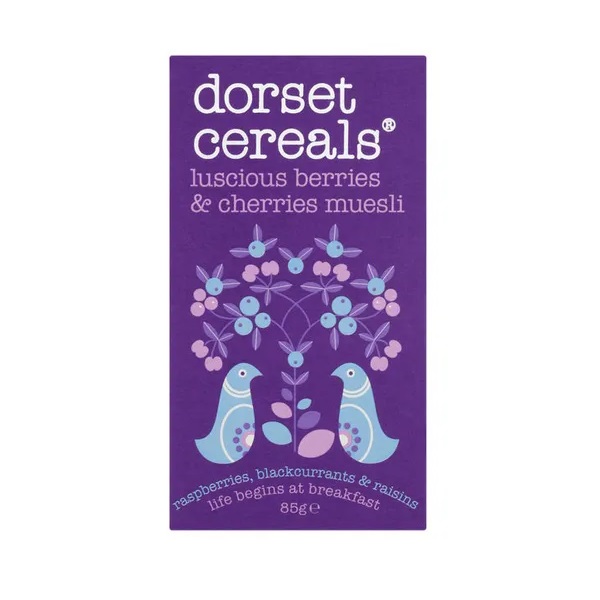 (Discontinued) Dorset Cereals Luscious Berry & Cherry Muesli 85g