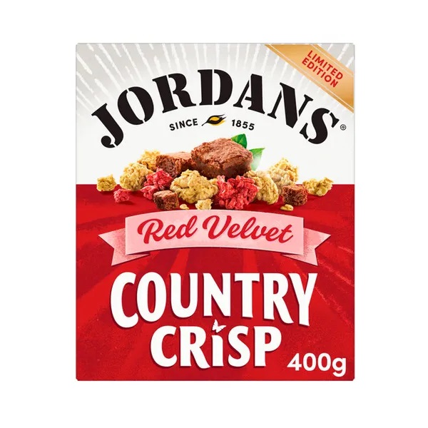(Discontinued) Jordans Limited Edition Red Velvet Country Crisp 400g