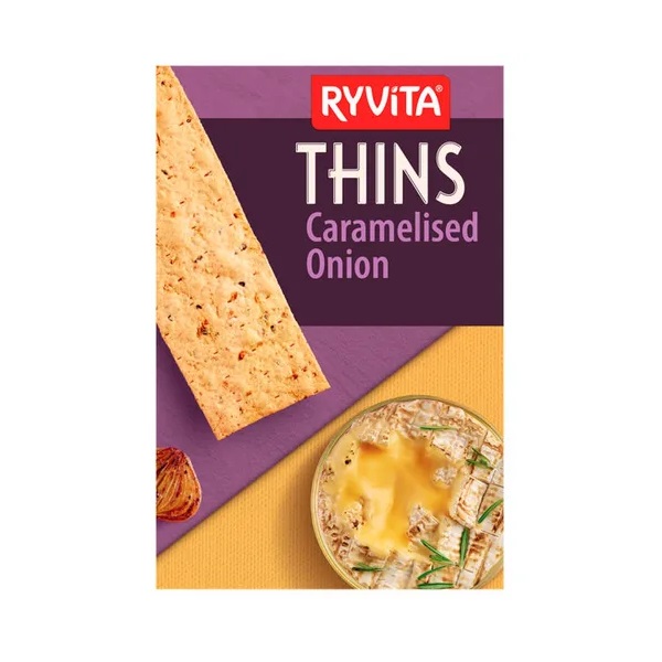 (Discontinued) Ryvita Thins Caramelised Onion 125g