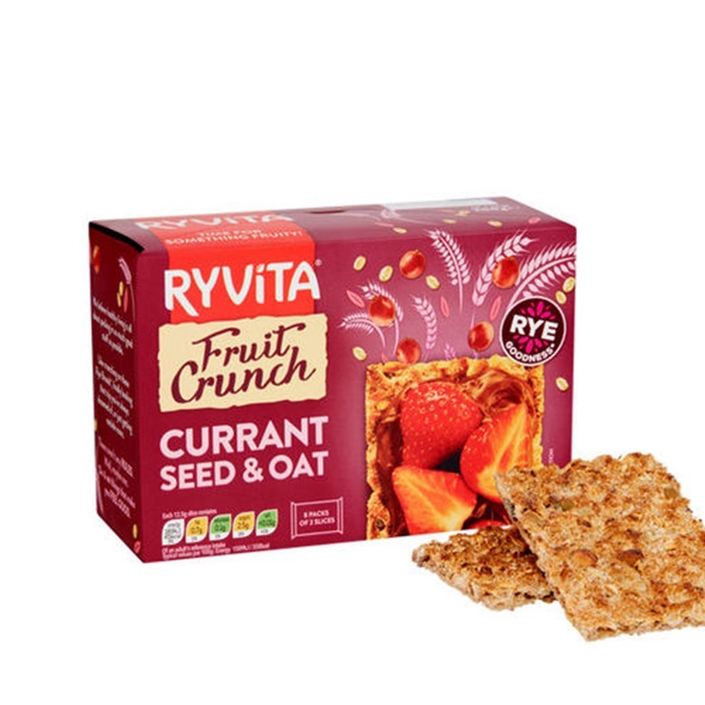 (Discontinued) Ryvita Fruit Crunch Currant Seed & Oat (8 x 25g) 200g