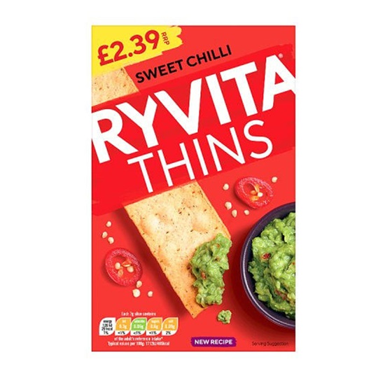 Ryvita Thins Sweet Chilli 125g PM £2.49