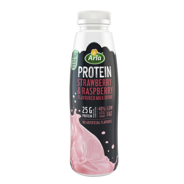 (STANDARD) Arla Protein Strawberry & Raspberry 482ml NEW