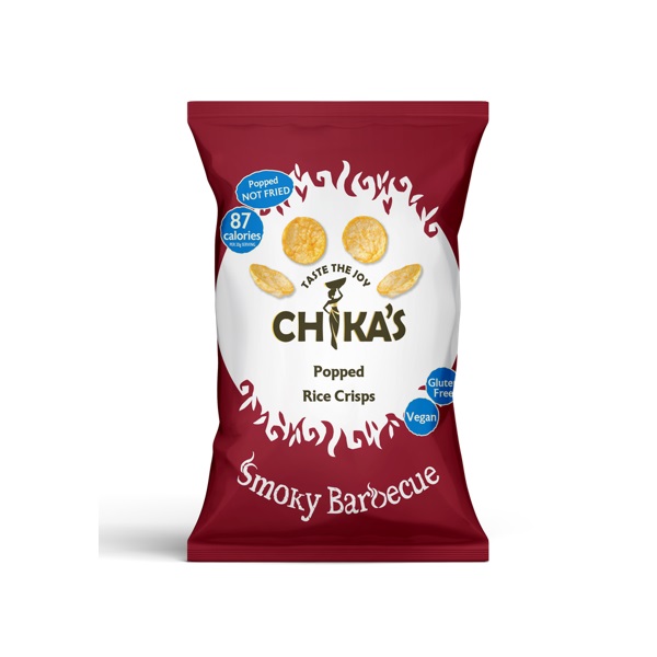 (DELIST) Chikas Smoky Barbecue Rice Crisps 80g NEW