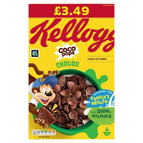 Kelloggs Coco Pops Chocos PM £3.49 430g