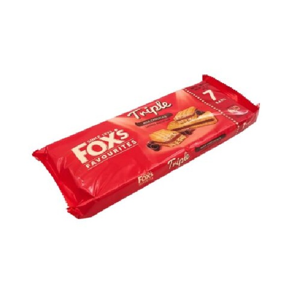 (Discontinued) Foxs Triple Milk Chocolate Bar 7pk 133g 