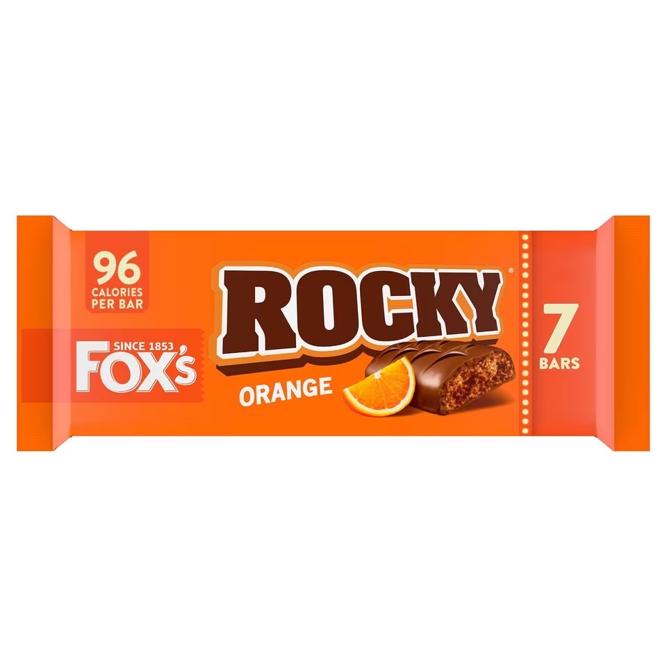 (Discontinued) Foxs Rocky Choco Orange 7pk 138g
