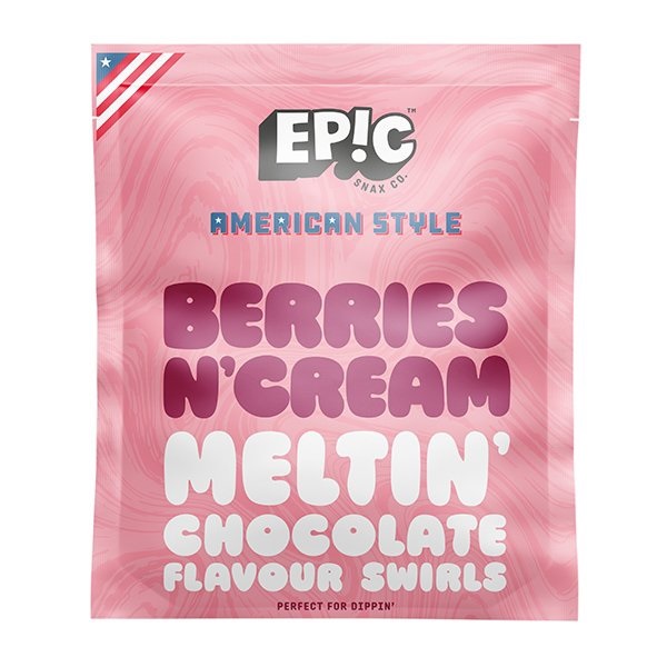 (DELIST) Epic Berries & Cream Meltin Choc 100g