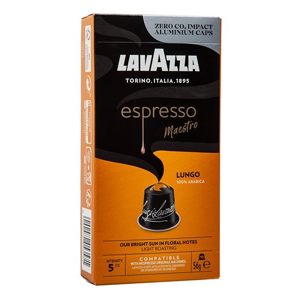 Lavazza Lungo Alum Nespresso Caps 56g