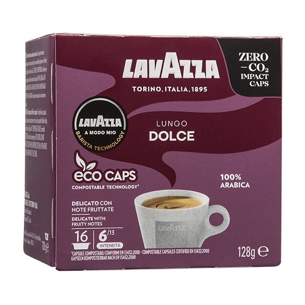 Lavazza Modo Mio Lungo Dolce Caps 128g