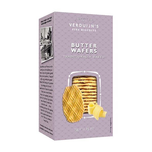 Verduijns Butter Wafers 75g