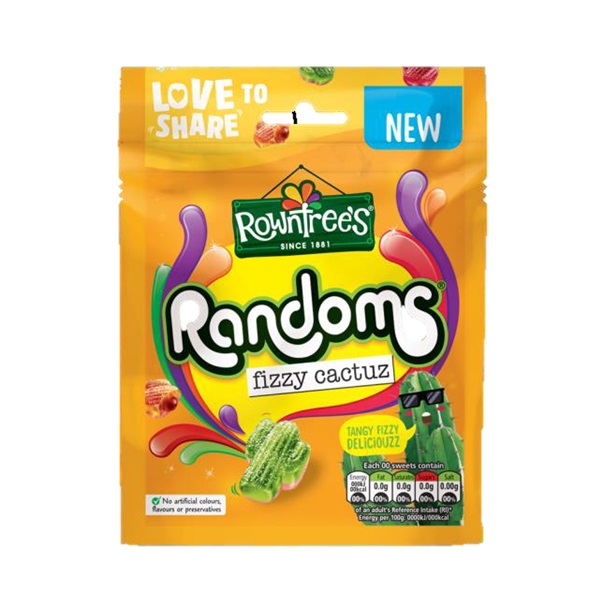 (DISCONTINUED) Rowntrees Pouch Randoms Cactus 130g 