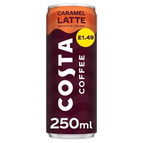 (STANDARD) Costa Coffee Caramel Latte PM £1.49 250ml