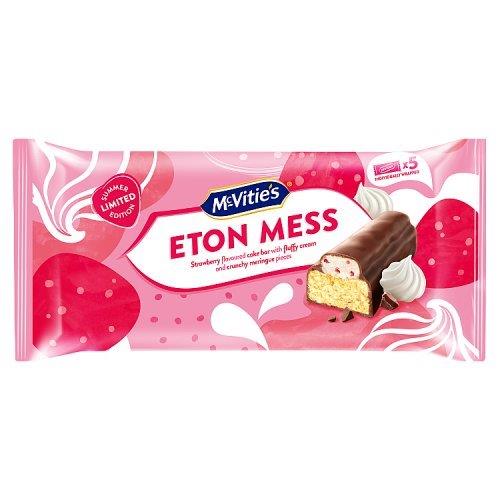 McVities Eton Mess Ltd Cake Bars 5pk 24.5g