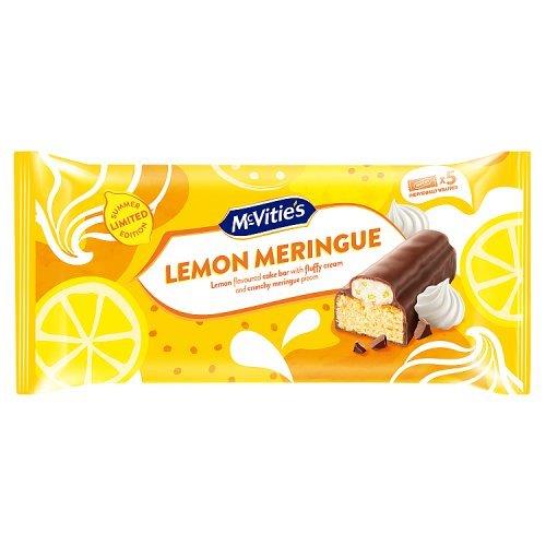 McVities Lemon Meringue Ltd Cake Bars 5pk 24.5g 