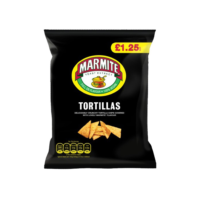 Marmite Crisps PM £1.25 65g 
