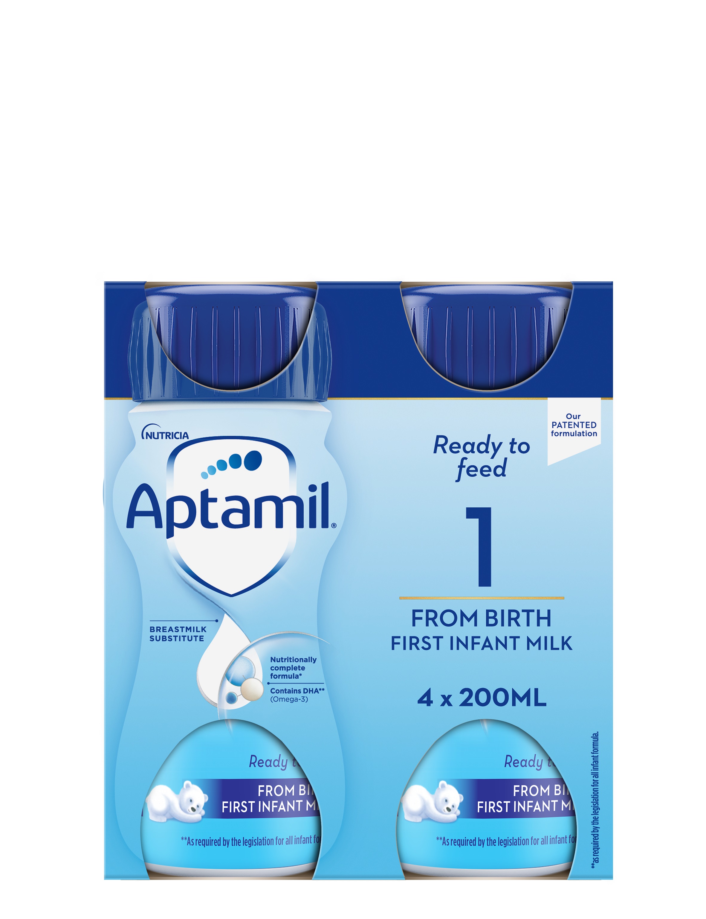 Aptamil First Infant Milk (4 x 200ml) 800ml