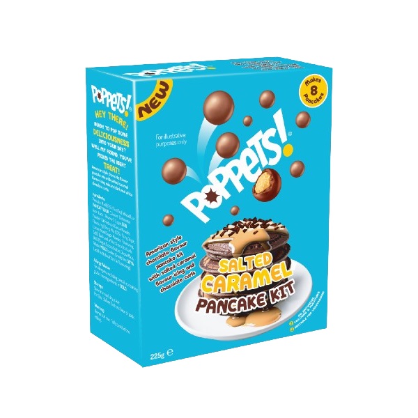 (Discontinued) Poppets Salted Caramel Pancake Kit 225g