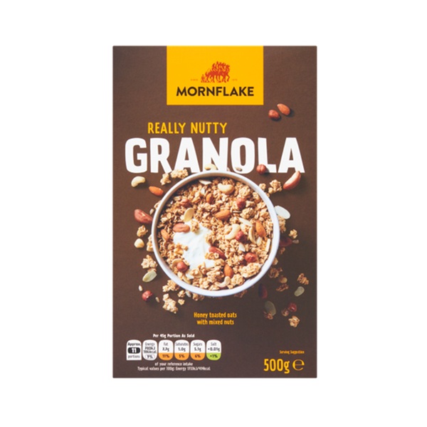 Mornflake Premium Nutty Granola 500g